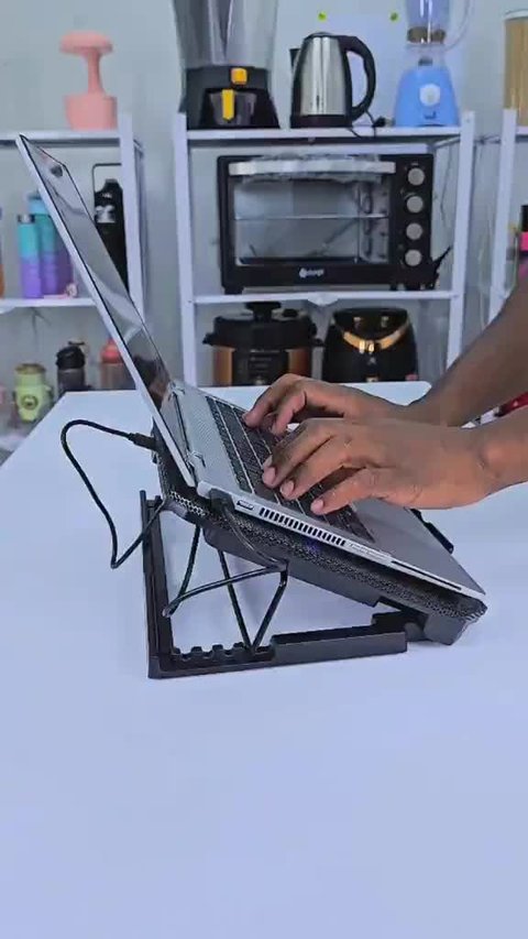 Adjustable Laptop Cooling Stand Pad