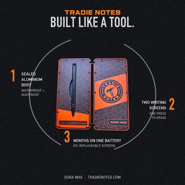 Waterproof. Dustproof. Tradie-Proof.