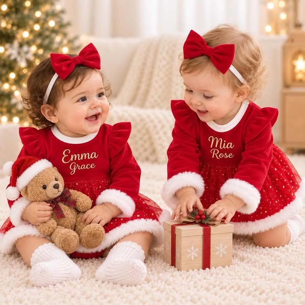 Personalized Baby Christmas Outfit