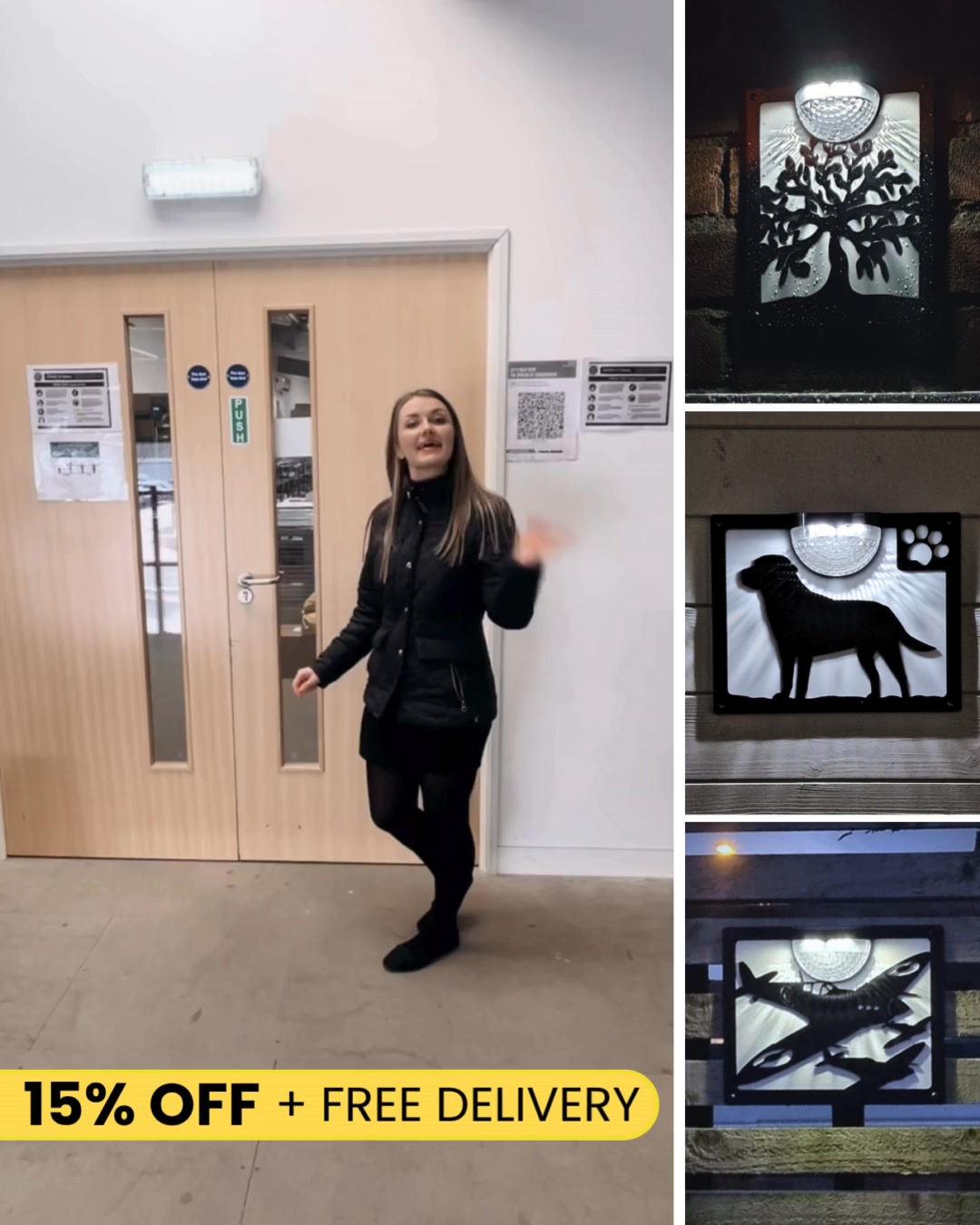 15% Off & Free Delivery