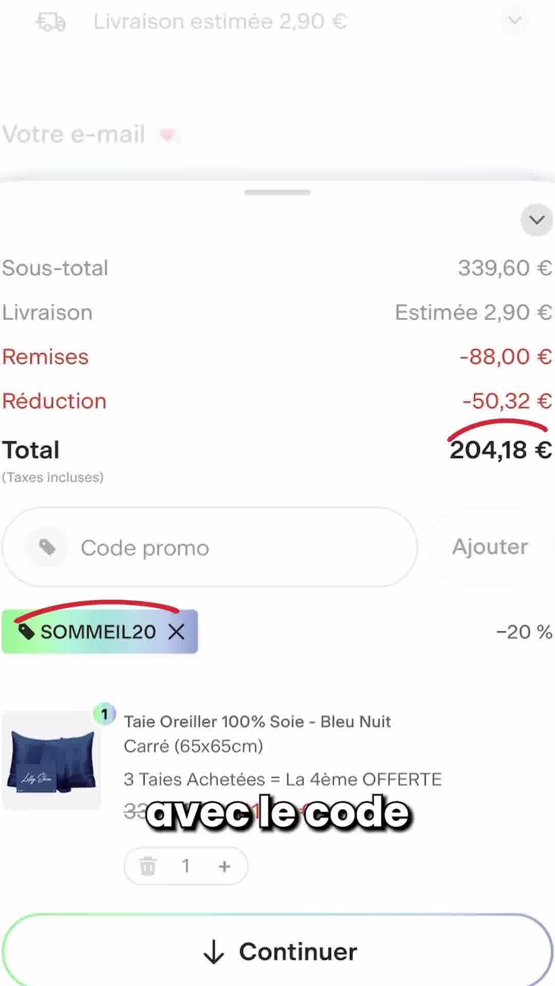 20% Code SOMMEIL20