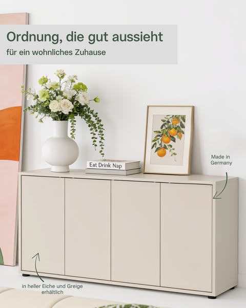 Stauraum, aber in stylisch.