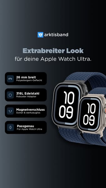 Das Nr. 1 arktisband für Apple Watch Utra