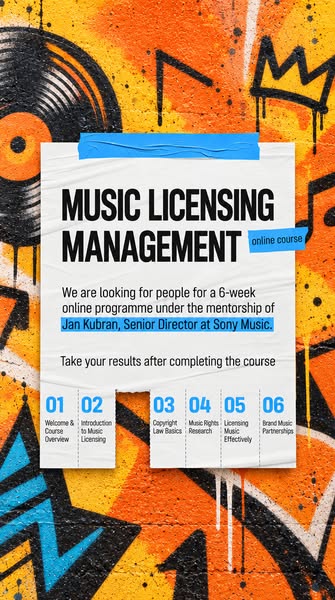 Become a Music Licensing Manager
