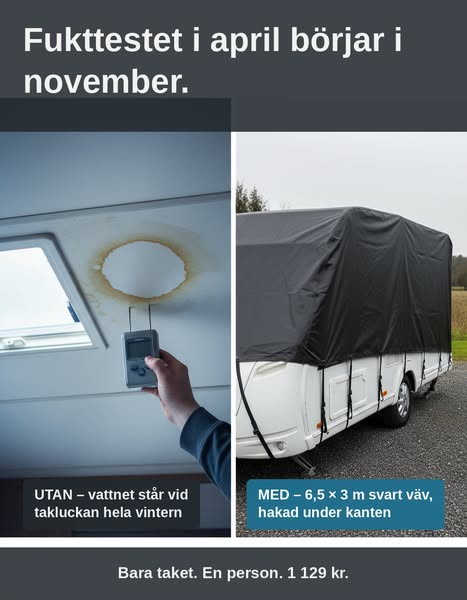 Taket ser du inte förrän fukttestet.