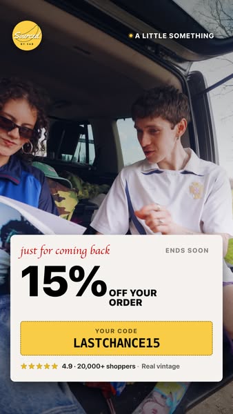 Use: LASTCHANCE15 for 15% Off
