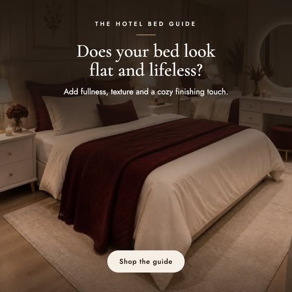 Make Your Bed Look Like a 5-Star Hotel