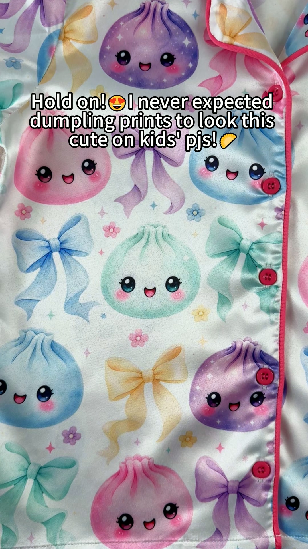 SALE! Kawaii Dumpling Pajama Set For Kids