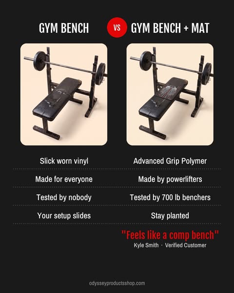 Feels like a comp bench