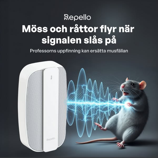Svensk ljudteknik ska få möss och råttor att lämna – i stället för att fångas en efter en.