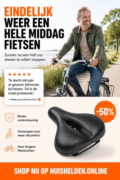 Eindelijk stil zitten op je zadel