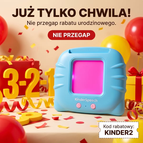 OSTATNIE DNI! KinderSpeech kończy 2 lata