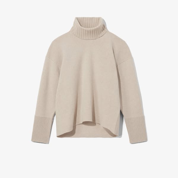 Sandra Turtleneck in Eco Doubleface CashmereNew Season Cashmere