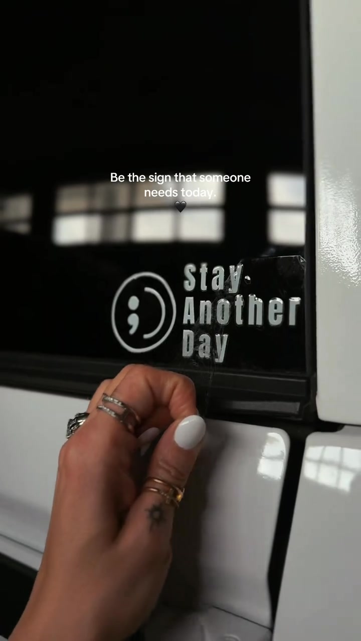 "Stay Another Day" Vinyl Sticker