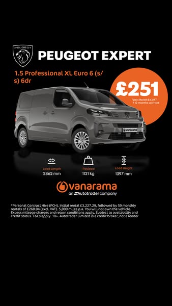 Our best value van deals