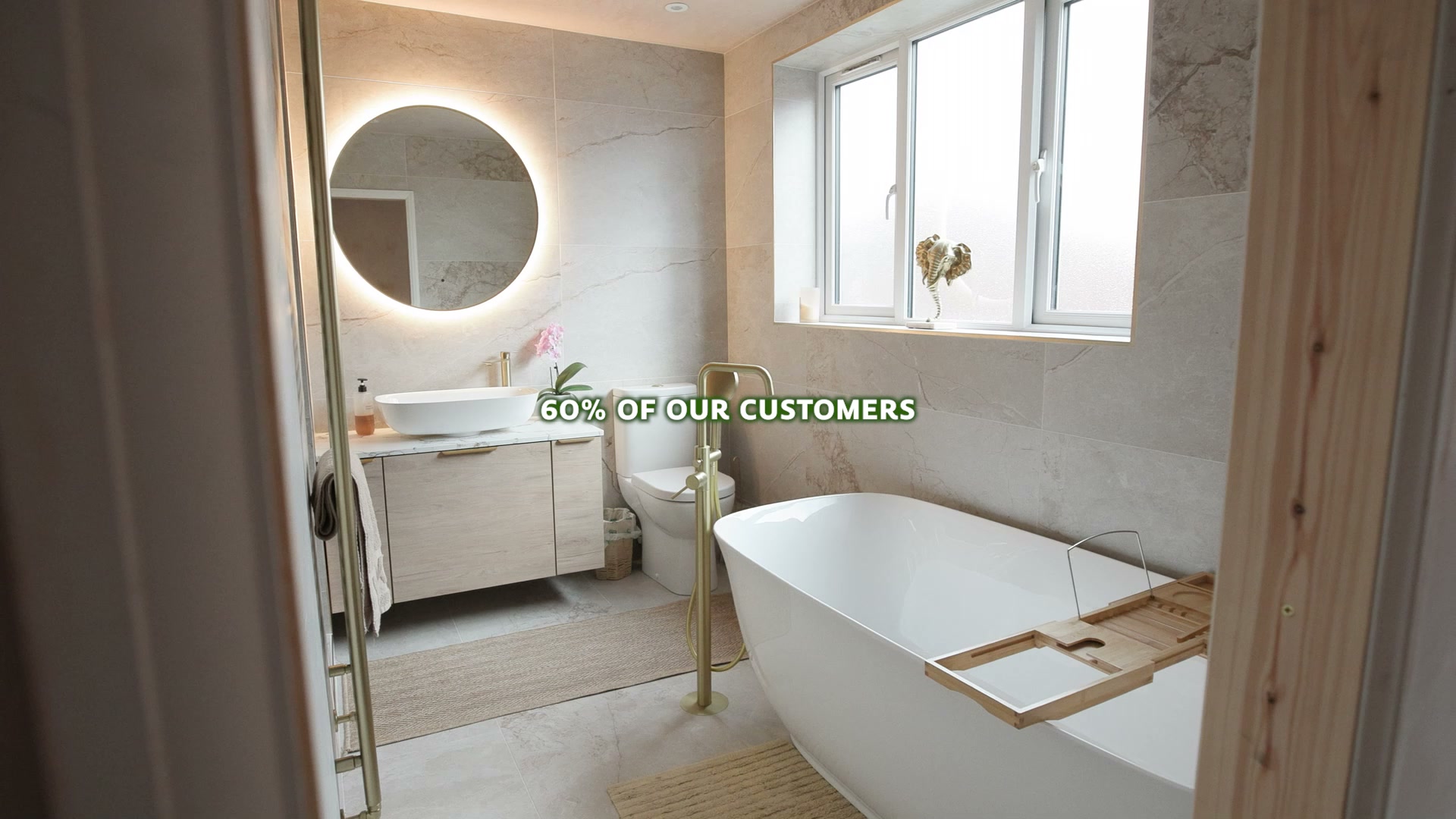 20% Off Bathrooms This Month Only