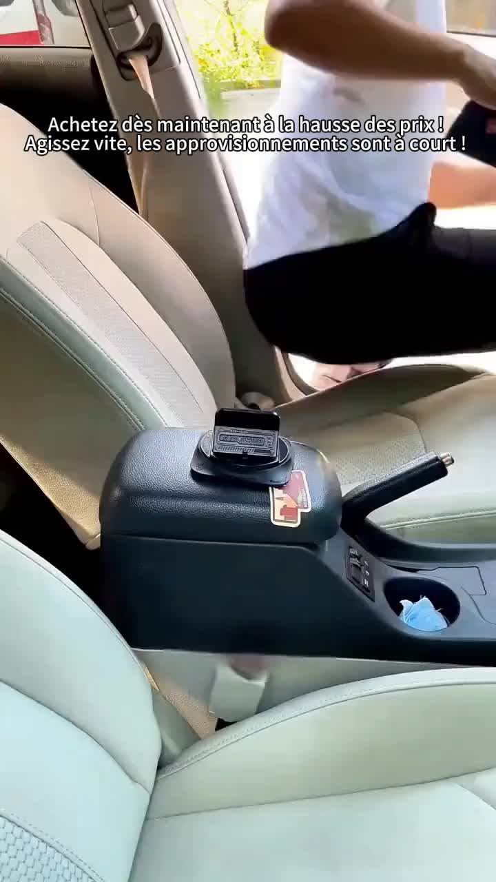 Support Téléphonique Voiture 360° - Conduite Sécurisée & Main Libre !