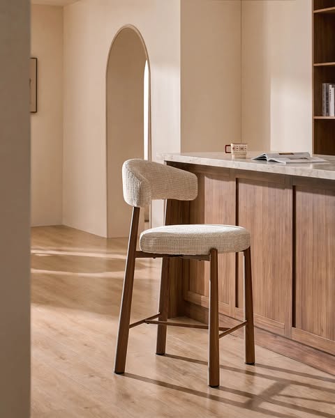 CLIPOP Ansel Bar Stools, Cosy Seat