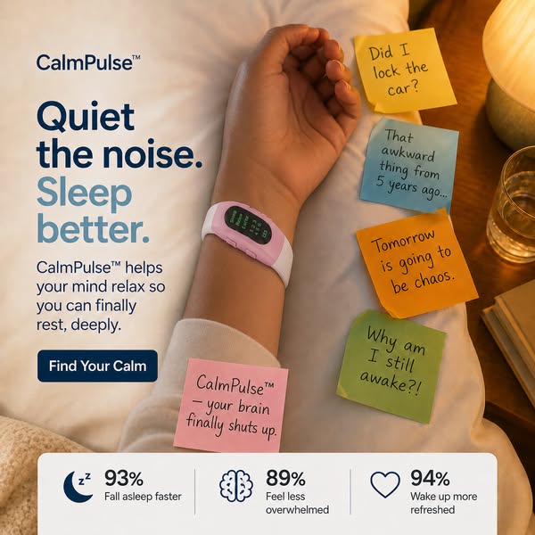 Stop carrying the day into bed.