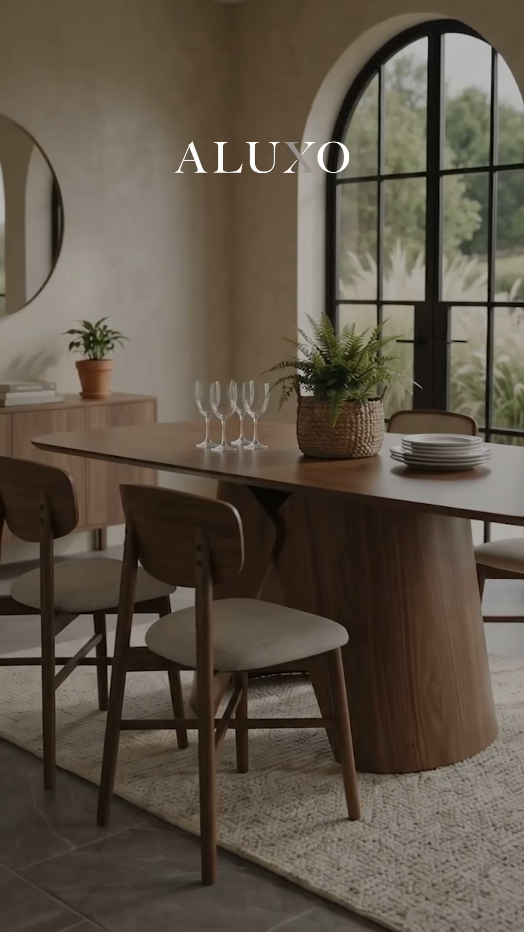 Ten new tables. Crafted in warm walnut