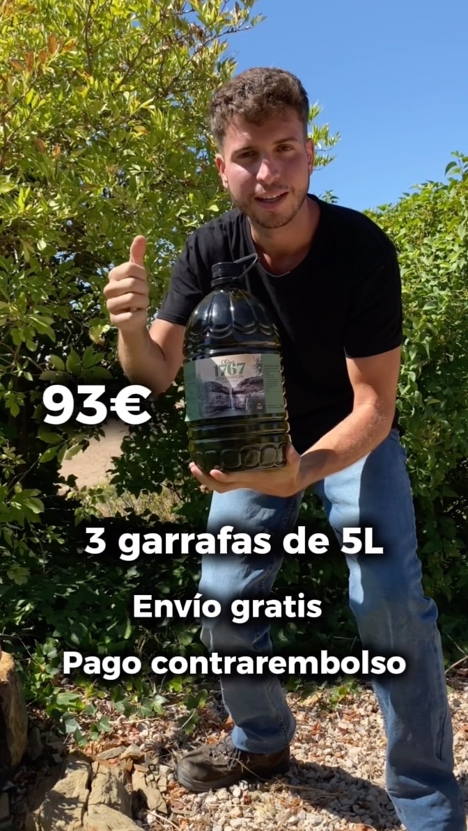 Anúncio de Olivar 1767