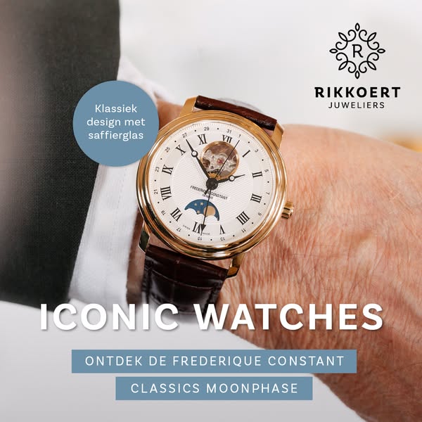 Ontdek de Frederique Constant Classics Moonphase