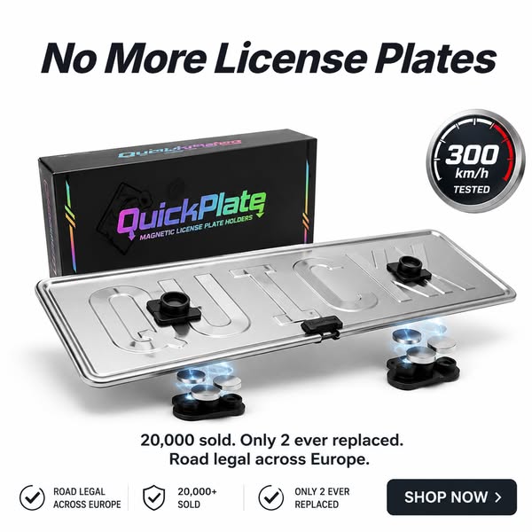 Pop License Plates Off In Seconds