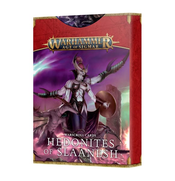 Warscroll Cards: Hedonites of Slaanesh - 3rd Edition - English By Games Workshop