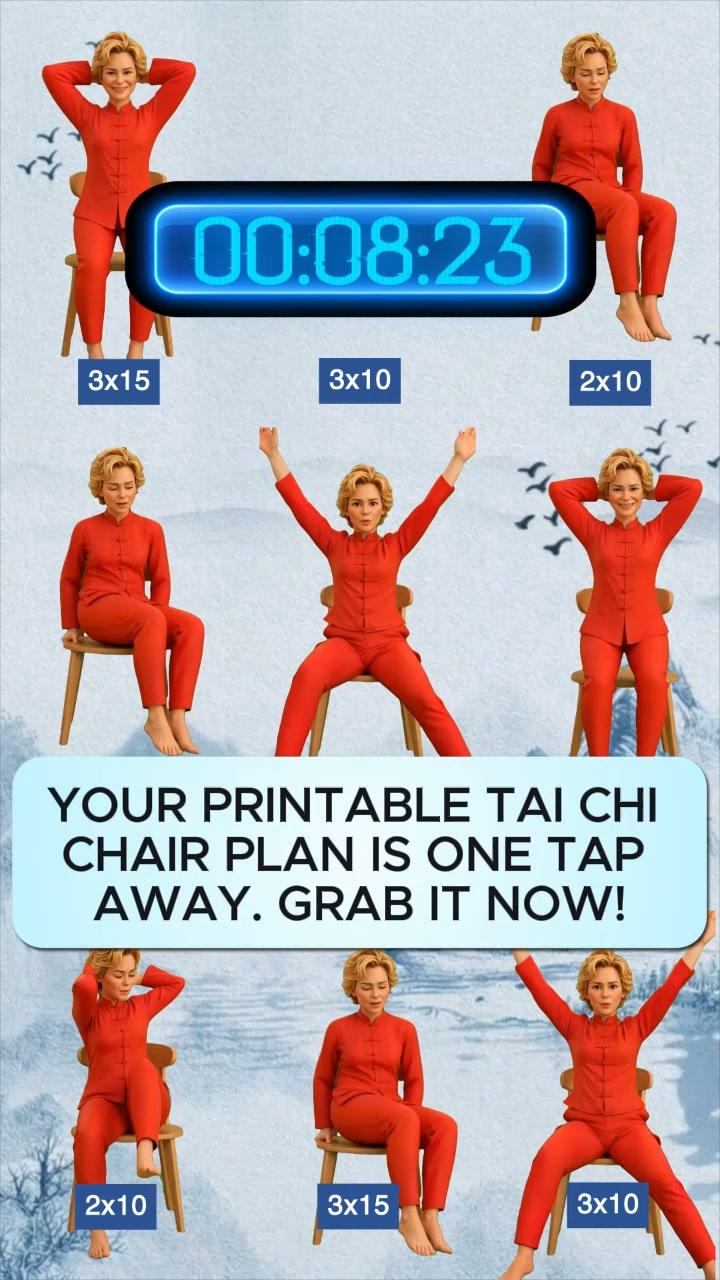 Get VISIBLE body transformation in 28 DAYS with Chair Yoga!
