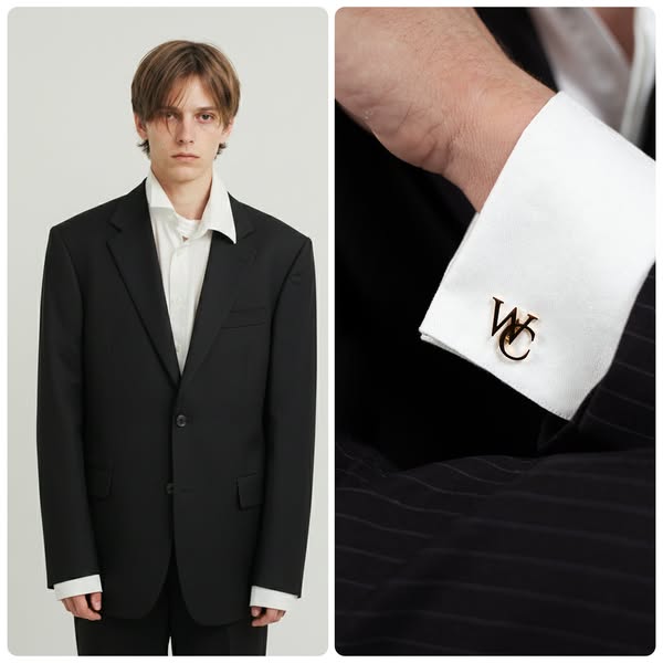 Custom-made Initial Cufflinks