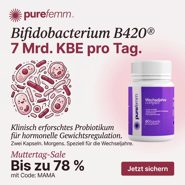 MUTTERTAG-SALE: 78 % Rabatt auf Purefemm — Code MAMA
