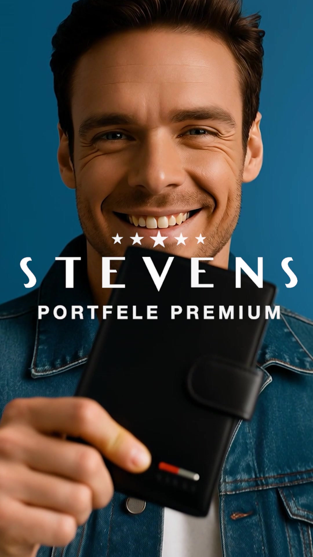 Portfel Męski Skórzany Stevens Premium RFID Czarny z Sekcją Rozkładaną