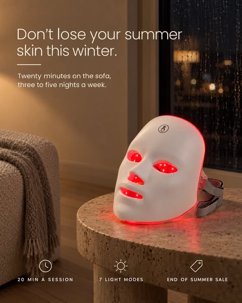 Seven light modes, one button