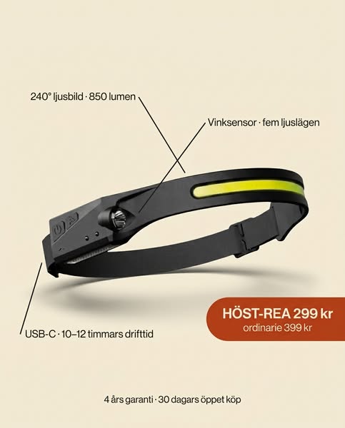 Höst-rea: 299 kr, ordinarie 399 kr