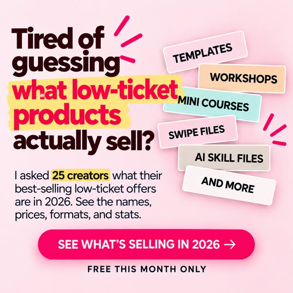 The 2026 Low-Ticket Census FREE