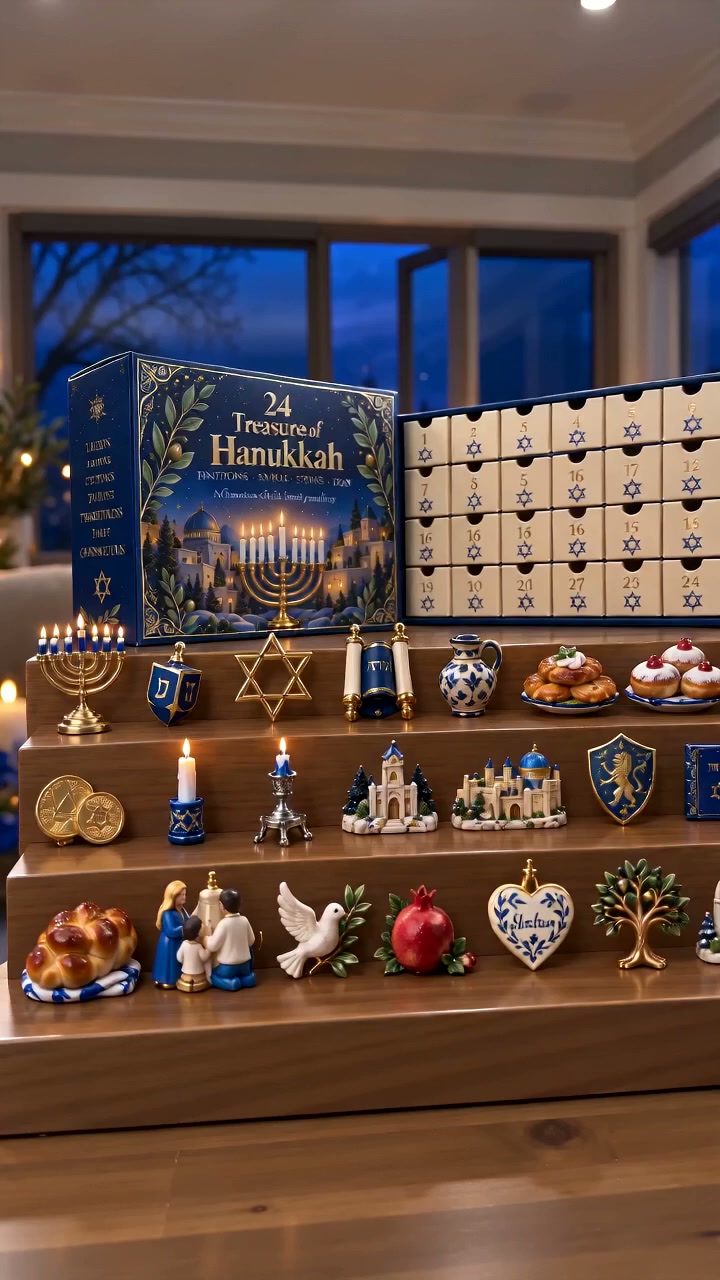 24 Treasures of Hanukkah – Traditions, Symbols & Light Countdown Calendar