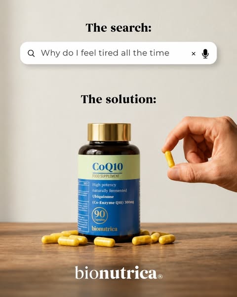 CoQ10 300mg Supplement | High-Strength Ubiquinone