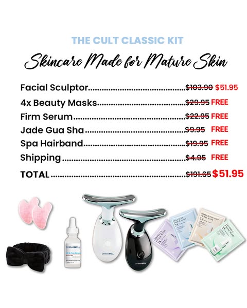 50% OFF + 4 Free Gifts Today!