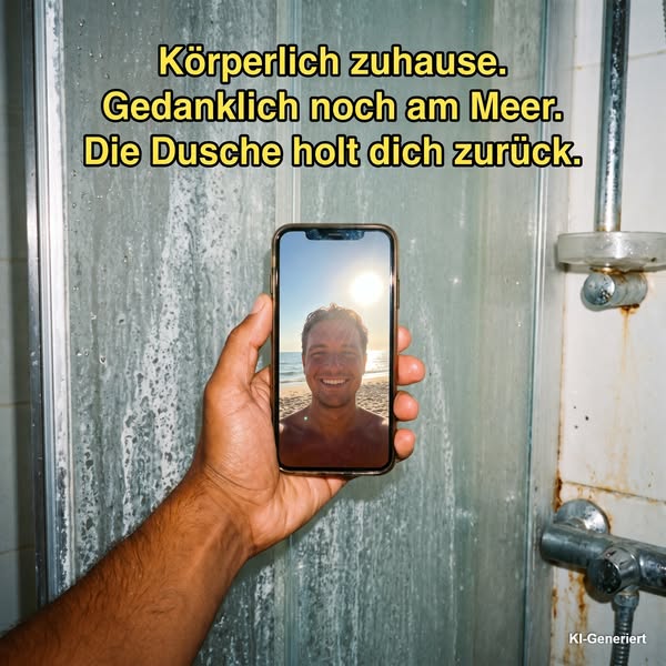 Die Dusche wieder klar bekommen