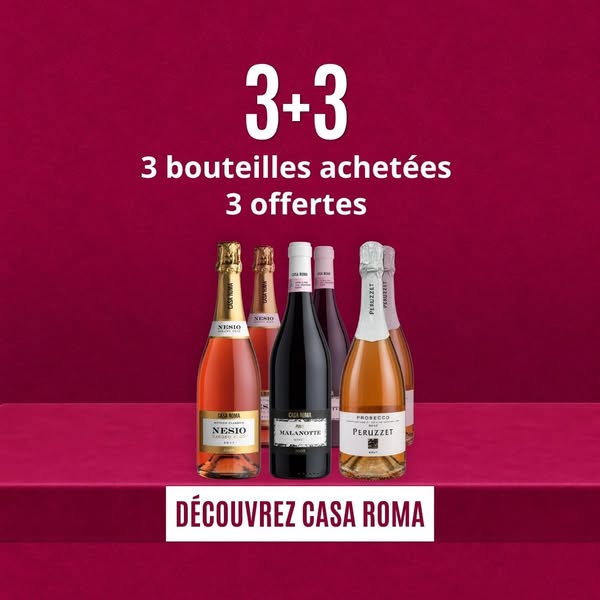 3 achetées, 3 offertes