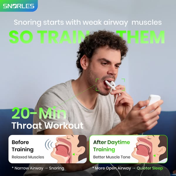 20-Min Throat Workout for Snoring