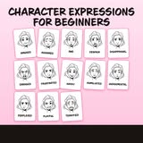 Learn to draw character expressions