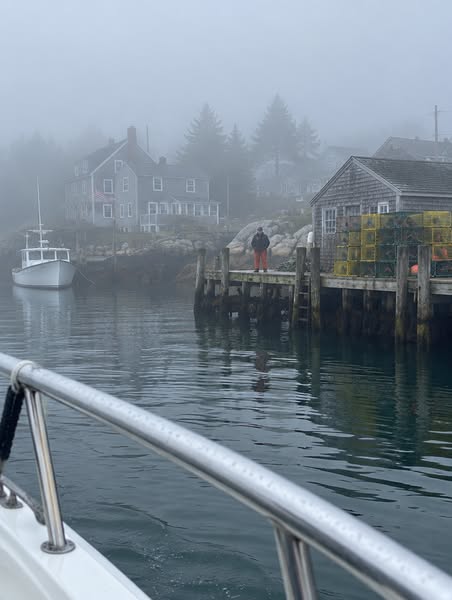 A retired schoolteacher named Jean lives at the north end of the island. She's 89.