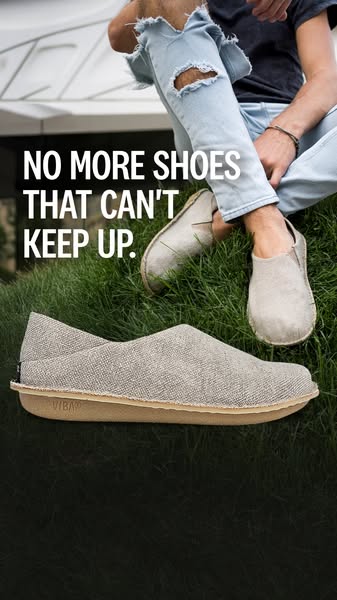 No more shoes that can't keep up.