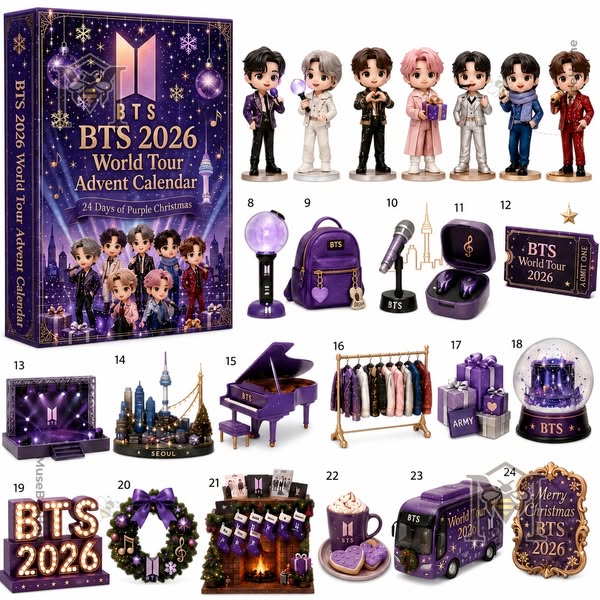 BTS 2026 World Tour Advent Calendar 24 Days of K-Pop Magic!