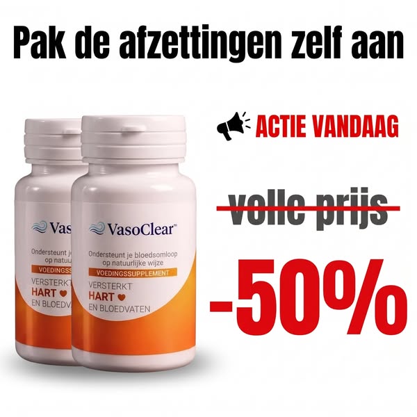 VasoClear vandaag voor de 𝗵𝗲𝗹𝗳𝘁