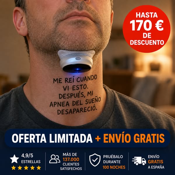 Soluciona la apnea del sueño y los ronquidos de raíz