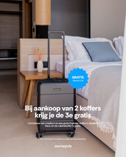 Ontvang je gratis handbagagekoffer