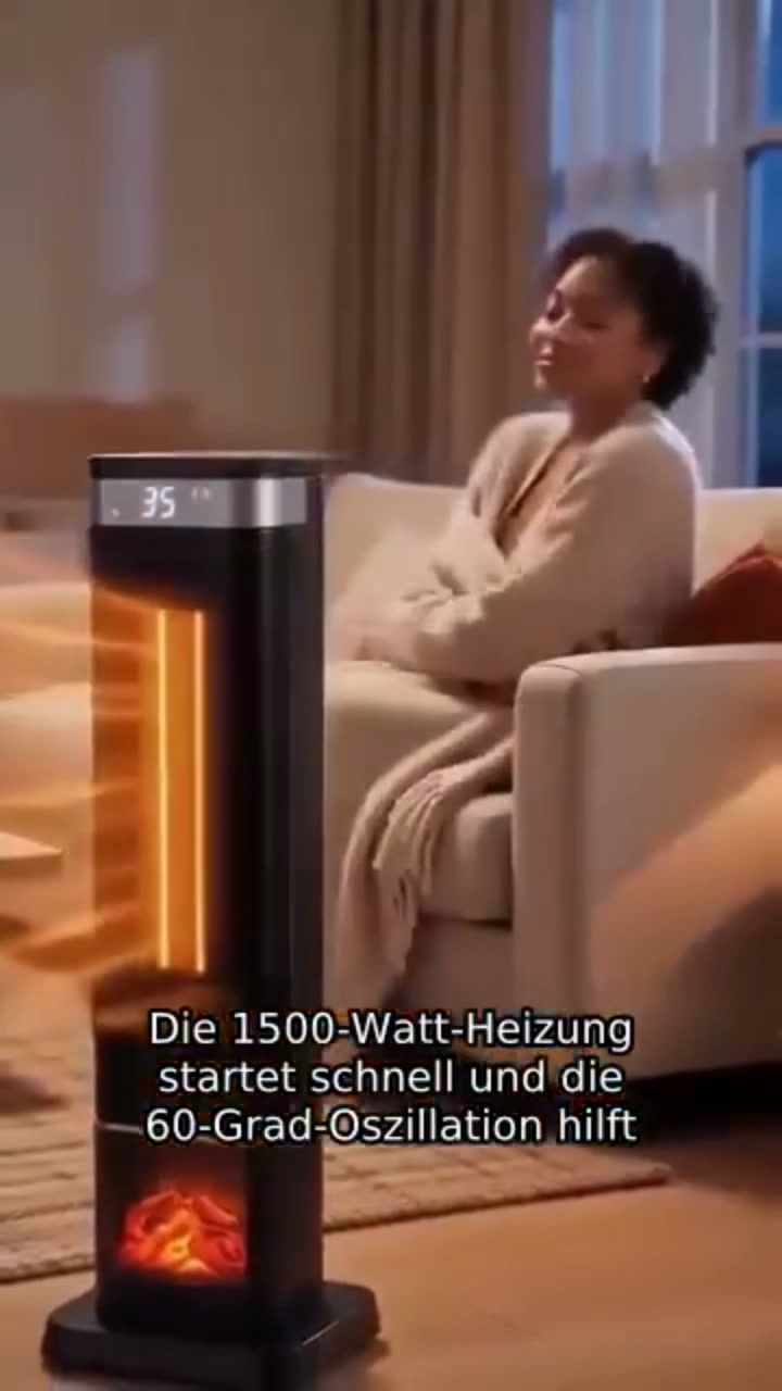 PTC-Heizturm – schnelle Wärme auf kleinem Raum