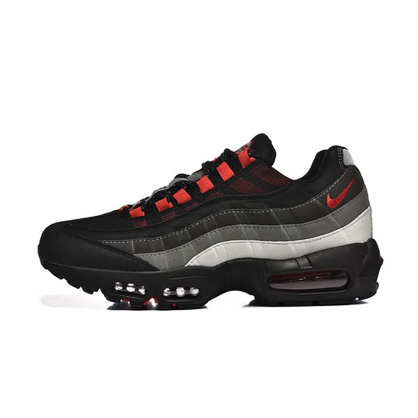 Air Cushion Men's Trainers Black Gym Red-9.5